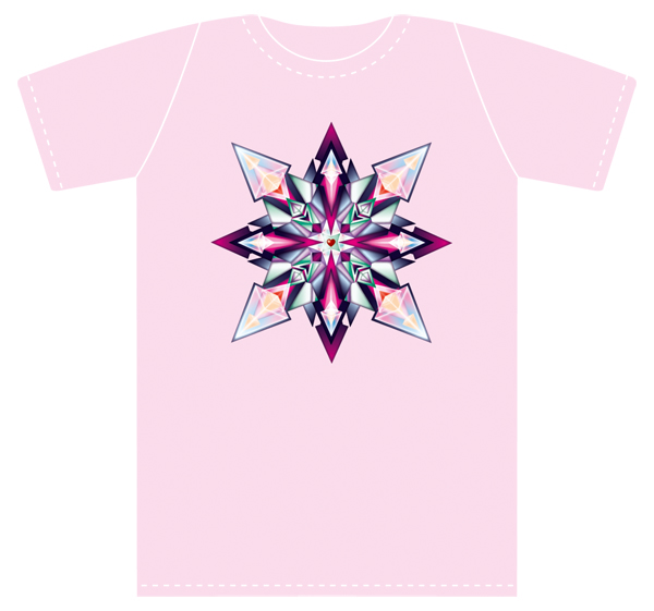 vector  illustrator  Illustration  origami dolls gradient design merchandise shirts
