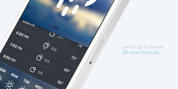 weather  app  Application  user interface  simple  clean  elegant