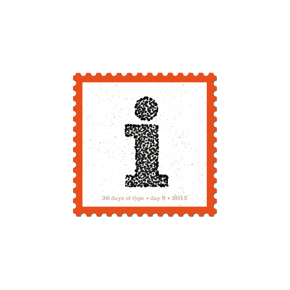 stamps 36daysoftype letters type numbers vector
