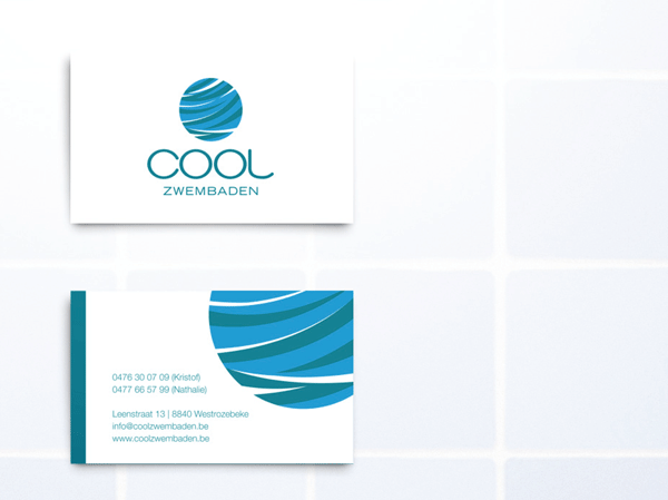 Pool logo Small Business White water
