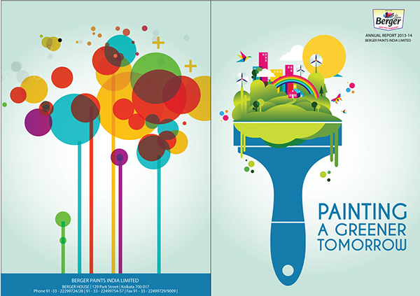 Berger Paints Annual Report on Behance