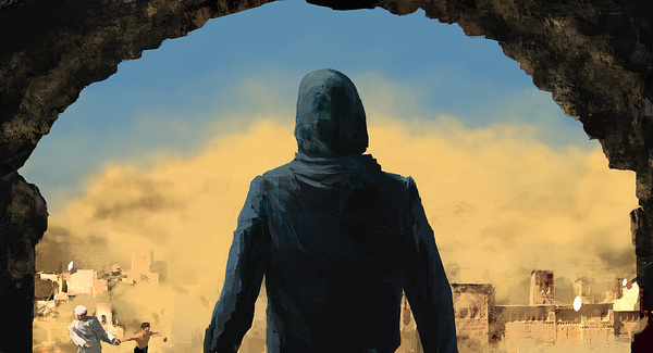 graphic story novel sci-fi science fiction comic Morocco AYOUB QANIR Qanir
