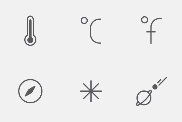 vector ai psd freebies shape weather icons free app time