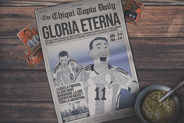 THE CHIQUI TAPIA DAILY / A Newspaper Cover Collection