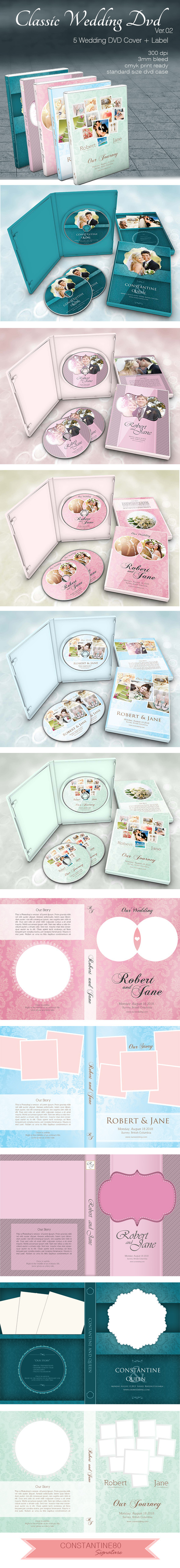 wedding DVD template