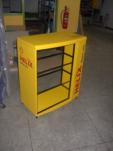 shell helix Project furniture yellow Display