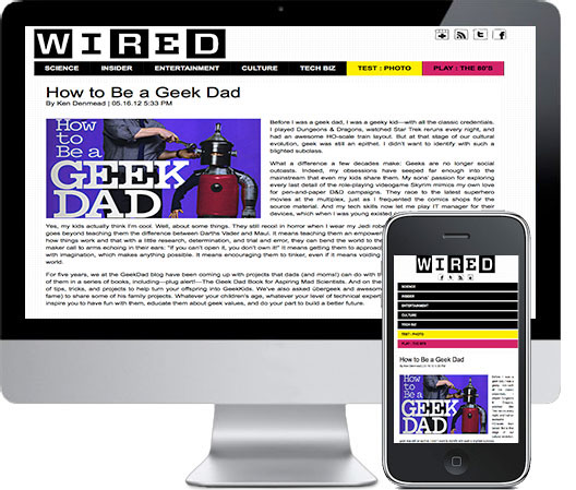 Wired  group Responsive Web design