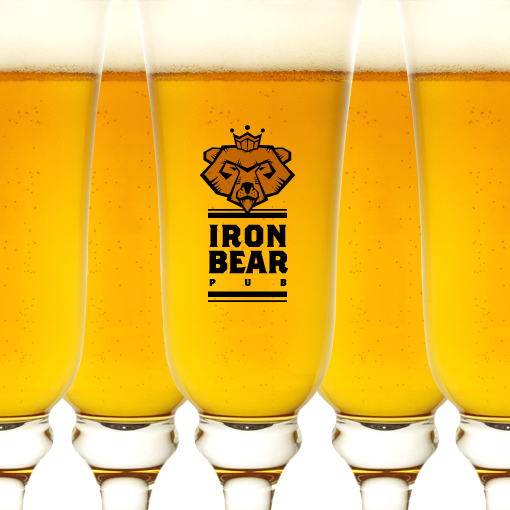 beer bear pub iron england king crown