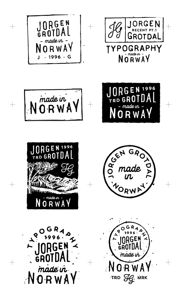 types grotdal logos