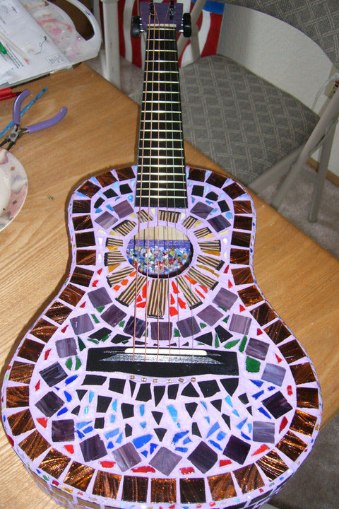 acoustic guitar  Tex-Mex  mosaic  art  Music