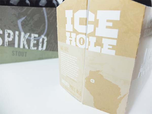 beer Packaging branding  ice ice fishing
