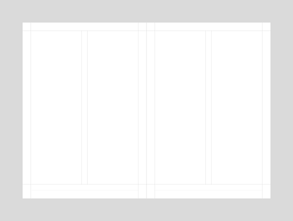 A5 Booklet Grid System for InDesign