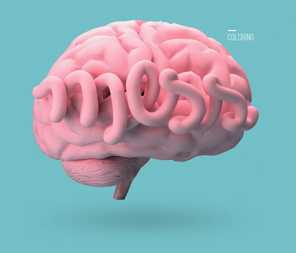 brain cinema 4d 3D modeling Vitor Gomes santos são paulo pastel colors photoshop digital