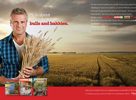 Landbouweekblad magazine advert Media24 Advantage