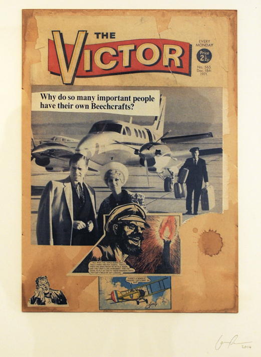collage comics magazine  time victor