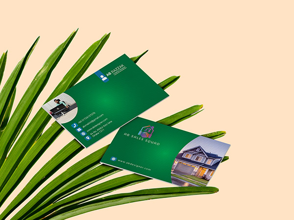 Business card design, Corporate Business card