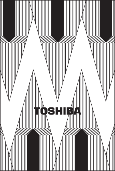Toshiba hardisk lines geometric shapes