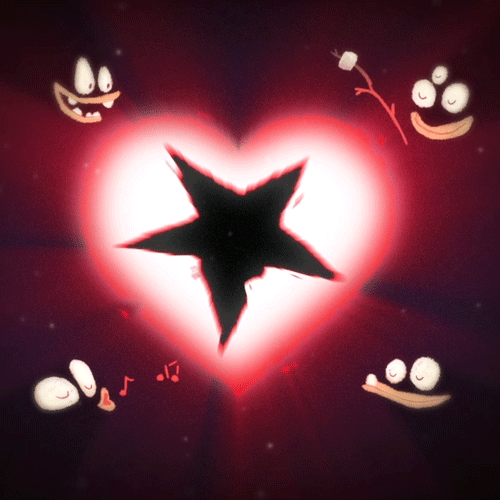 pyramid star face Paintover heart Space  ship