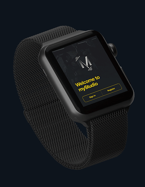 UI app smartwatch concept Webdesign AR gym sport animation 