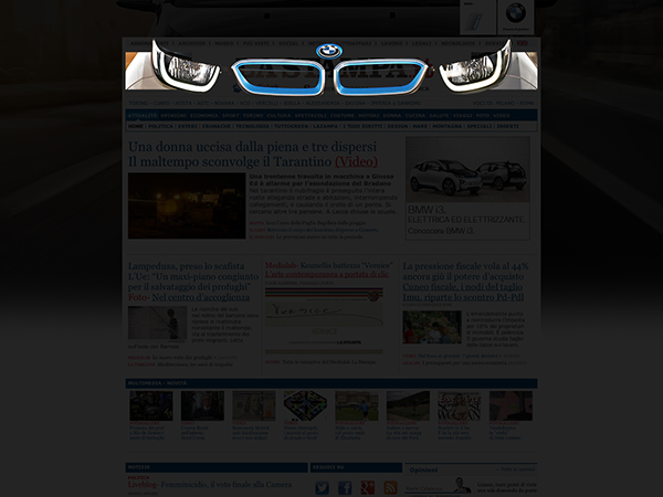 Overlay BMW I3 electric car background skin lights turn