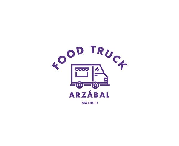 foodtruck Logotype Food  Icon iconography Web Responsive Website restaurant Truck Street wheels logo