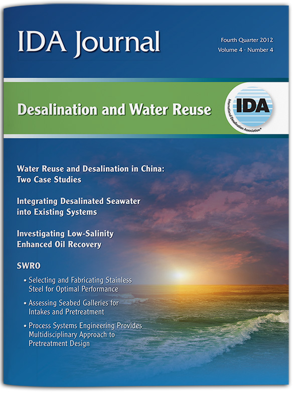 scientific technical academic journal Charts tables graphics peer review Desalination water reuse