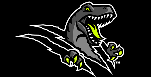 raptors Soumagne belgium belgique football american football football américain  sport sport logo logo Logo Design Dinosaur velociraptor