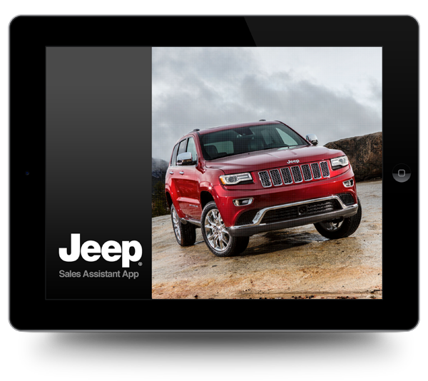 jeep iPad iPad App automobile app sales app Cars mobile car app