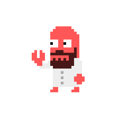 pixel beard pixelart dabid better characters 8-bit bit pixelated Pixelation revision Barba dress dressup Dress up