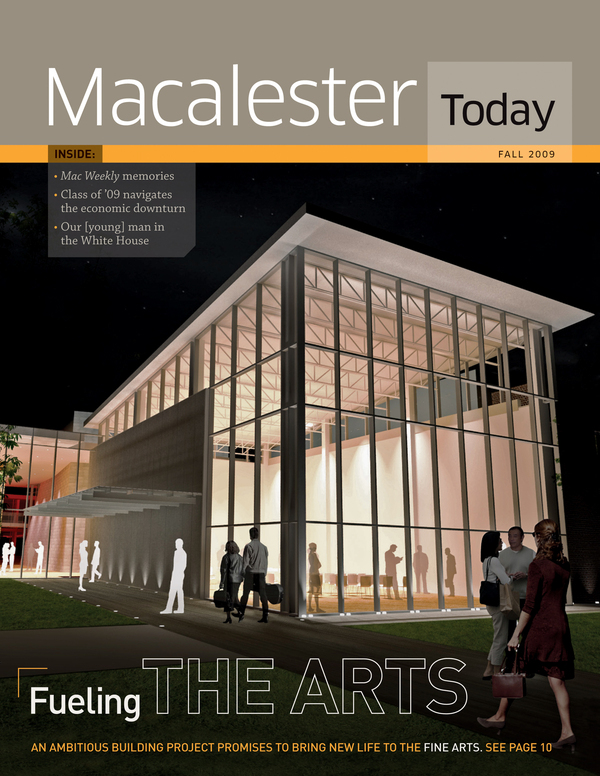 Magazine design publication design Marlon James macalester college
