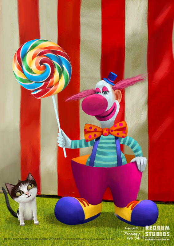 Circus ben jelfs monkey clown magician juggler children's book