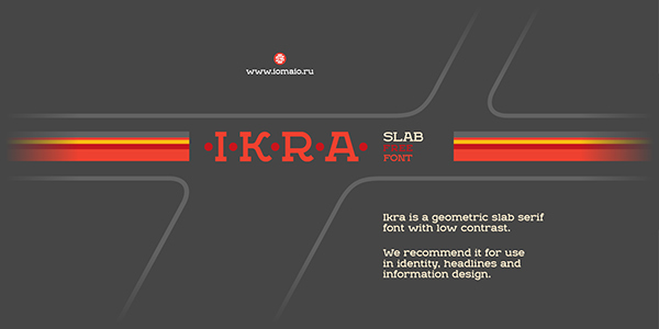 Ikra Slab // Typeface
