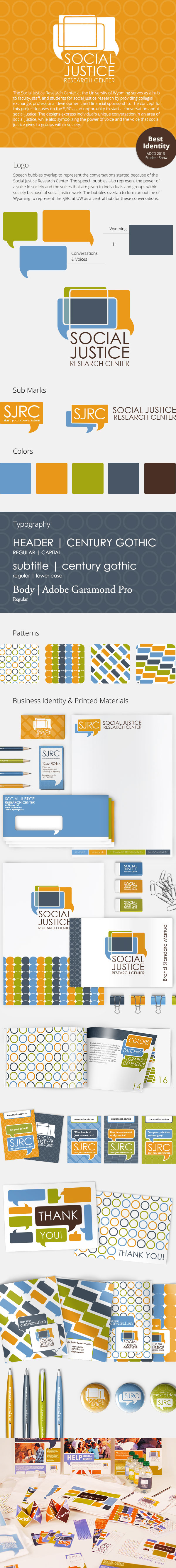 brand business identity Social Justice brand standards manual print