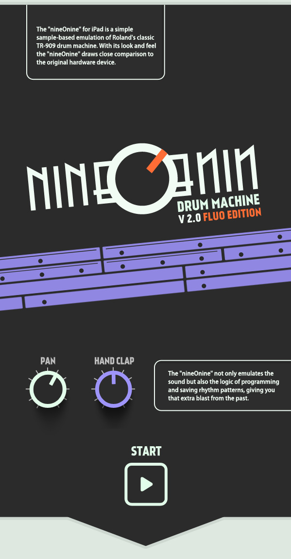 app application drum drum machine music app ux UI sound knobs