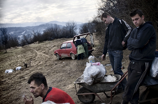 coal Miners illegal Bosnia herzegovina KAKANJ Sarajevo Poverty