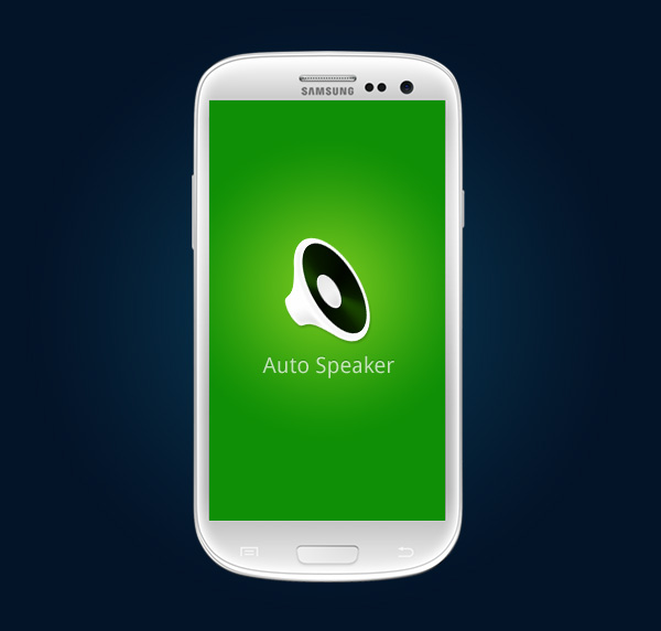 android mobile phone app application Icon graphic design Auto speaker free