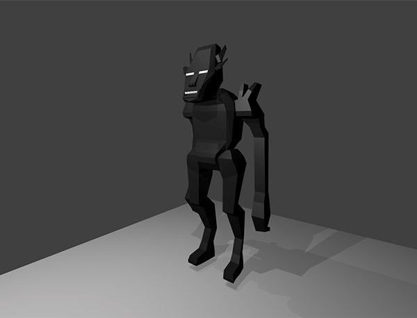 video game play kinect unity blender 3D Character