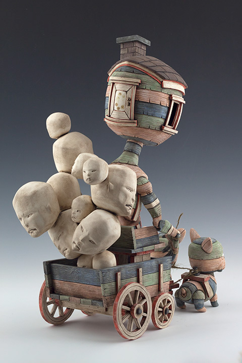 Calvin calvin ma ceramics  ceramic art ceramic art sculpture ceramic sculpture fine toy action figure This Load of Mind