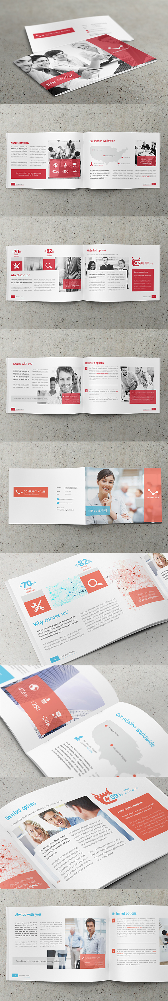 minimal brochure business corporate design print Layout template brand Booklet professional Catalogue Album creative modern