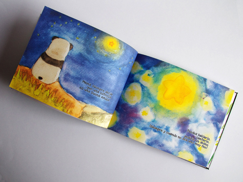 children illustration Panda  watercolor Book Binding book making Children's Books