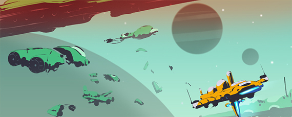 Space  ships Scifi stylized cute Colourful  environments thumbnails toys composition