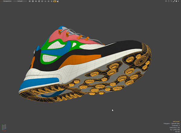 3D: Nike shoe