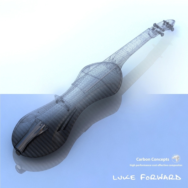 Violin Carbon Fibre alumide lay-up Surface modelling