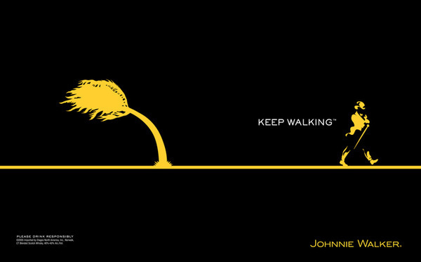 Johnnie Walker billboard advertisement print ad