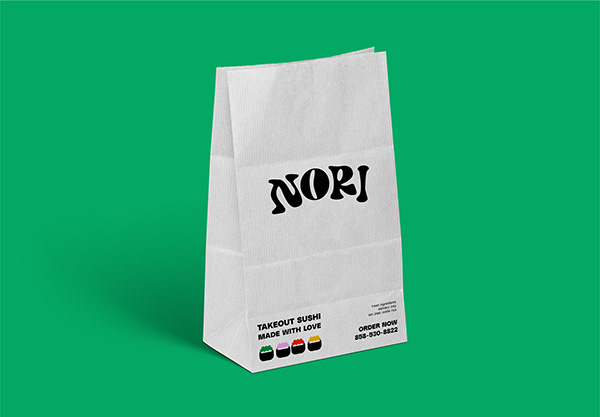 nori takeout sushi | concept