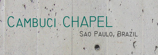 chapel church public space glass são paulo Brazil
