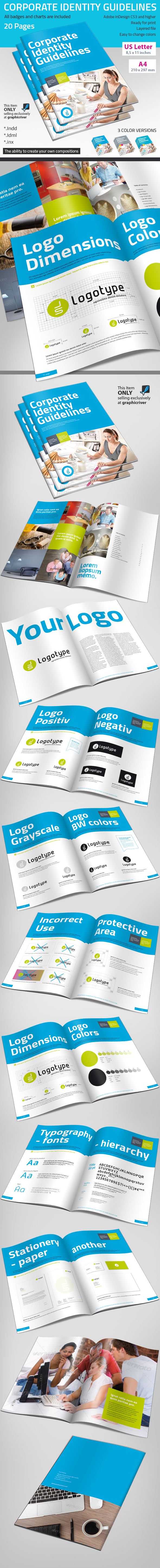 Paulnomade portfolio brand brand book guidelines design Design Templates graphic river graphicriver identity Identity Book logo logo guidelines portfolio presentation templates