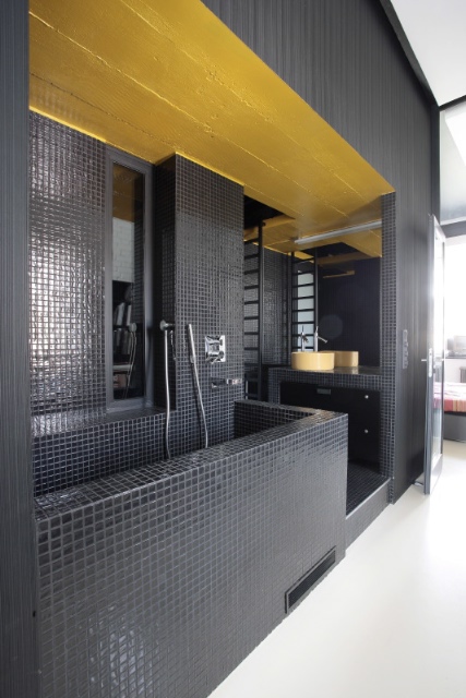 design Interior architect black White apartment