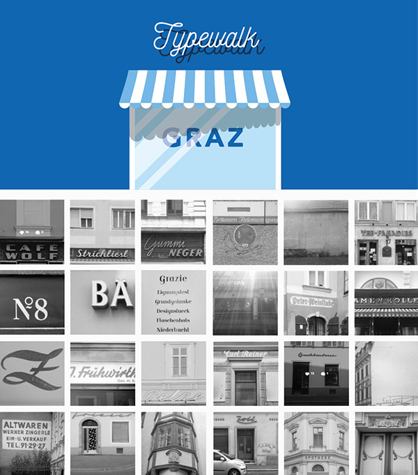 typography   graz typewalk Streettypography branding  animated gif instagram