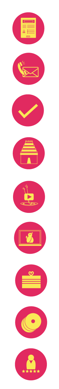 holy yellow pink Icondesign Hinduism
